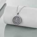 wholesale Sterling Silver Stone Memento Mori Necklace Stoic Virtues Amor Fati Unisex Gift-0-3