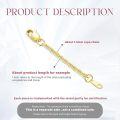 wholesale 14k Gold Rope Chain Extender - 1/1.5/2/3/4/5 Durable Removable Extension Chain-0-1
