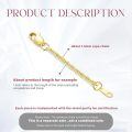 wholesale 10k Gold Extension Chain With Lobster Clasps For Jewelry Making-0-15