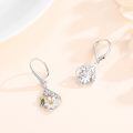 wholesale 925 Sterling Silver Bee And Flower Drop Earrings-0-3