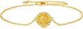 wholesale 14K Gold Sunflower Charm Chain Bracelet for Women Gifts-0-0