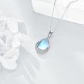 wholesale 925 Sterling Silver Filigree Teardrop Pendant Necklace for Women-0-37