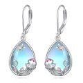 wholesale 925 Sterling Silver Drop Earrings Wholesale With Waterfall Design And Crystal Accents-0-0