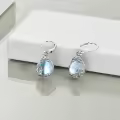wholesale 925 Sterling Silver Opalite Drop Earrings Wholesale with Leverbacks - Celtic Style Jewelry for Women-0-4