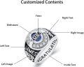 wholesale Personalized 2025 Graduation Gifts Class Of 2025 Rings For Men Women 925 Sterling Silver Customized Birthstone Rings High School University College Ring Mementos Graduation Ring For Him Her -0-1