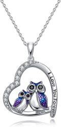 wholesale TOUPOP Heart Annimal Necklaces Sterling Silver Dog/horse/owl Necklace For Women Anniversary Birthday Christmas Gift For Sister Girlfriend Wife Mom -0-0