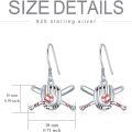 wholesale TOUPOP Baseball Earrings For Women Sterling Silver Baseball Dangle Drop Earrings Baseball Sport Jewelry Christmas Xmas Birthday Gifts For Her Women Mom Grandma -0-4