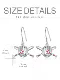 TOUPOP Sterling Silver Baseball Dangle Drop Earrings For Women Gifts-0-4