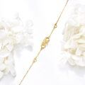 wholesale 14k Gold Infinity Heart Moissanite Accent Chain Bracelet For Women-0-5