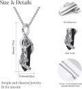 wholesale 925 Sterling Silver Obsidian St. Sebastian Protect Us Pendant Necklaces for Men & Women-0-5