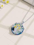 wholesale TOUPOP Tree Of Life Necklaces For Women Family Tree November Birthstone Birthday Ncklace Topaz Jewelry S925 Sterling Silver Jewelry Birthday Gifts For Women Girlfriend Wife Her Mom -0-1