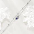 wholesale 925 Sterling Silver Evil Eye Hamsa Hand Charm Bracelet s for Women-0-2