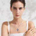 wholesale 925 Sterling Silver Celtic Cross Pendant With Lapis Lazuli And Yin Yang Design-0-3