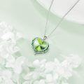 wholesale Sterling Silver Austrian Crystals Love Heart Pendant Necklace for Women-0-31