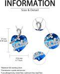wholesale TOUPOP Elephant Mama Necklace 3 Calfs Sterling Silver Jewelry Gifts For Women Mom Mothers Day Birthday Anniversary Elephant Necklaces -0-3
