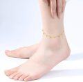 wholesale 18K Gold Shell Charm Ankle Anklet for Women - Adjustable Size s-0-1