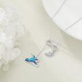 wholesale 925 Sterling Silver & Hypoallergenic Y-Chain Hummingbird Necklace with Infinity Symbol & Wings Pendant, Elegant Gift-0-4