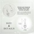 wholesale 925 Sterling Silver Mushroom Teardrop Dangle Earrings for Women Girls Mom Daughter Gift-0-4