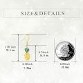 wholesale 925 Sterling Silver Pineapple Skull Dangle Earrings Wholesale For Women-0-4