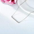 wholesale 14K Yellow Gold Cubic Zirconia Bar Pendant Necklace for Women-0-2