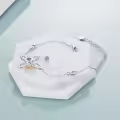 TOUPOP Sterling Silver Sunflower Ashes Memorial Pendant Locket Bracelet-0-3