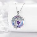 wholesale Sterling Silver Crystal Tree of Life Necklace for Women-0-4