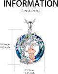 wholesale Sterling Silver Crystal Tree of Life Necklace Sport Music Jewelry Gift for Women-0-5