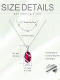 wholesale Sterling Silver Gemstone Dainty Pendant Necklace for Women Mom Gift-0-121
