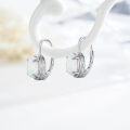 wholesale S925 Sterling Silver 9-10mm Opal Leverback Earrings with Engraved Border, 18x11mm, 3.91g-0-4