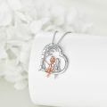 wholesale 925 Sterling Silver Heart-Shaped Sister Pendant Forever My Friend Necklace Gifts for Women-0-1