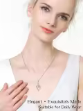 TOUPOP Sterling Silver Heart Pendant Necklace Jewelry Gifts For Mom Grandma-0-1