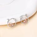 wholesale 925 Sterling Silver Cute Axolotl Hoop Earrings-0-1