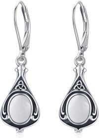 wholesale 925 Sterling Silver Hypoallergenic Leverback Hoop Earrings for Women Dainty Jewelry Gifts-73047-H