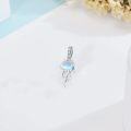 wholesale 925 Sterling Silver Jellyfish Charm Beads Fits Bracelets Necklace Jewelry for Women-0-2