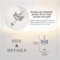 wholesale 925 Sterling Silver Cross Angel Wing Necklace w/Guardian Angel Wings Pendant for Women Girls Wife Christmas Gift-0-5