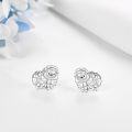 wholesale 925 Sterling Silver Cute Lamb Stud Earrings for Girls and Women-0-2