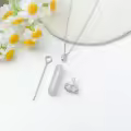 TOUPOP Silver Opal Bar Urn Necklace-0-1