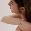 wholesale 925 Sterling Silver Rainbow Crystal Squirrel Animal Bracelet-0-3
