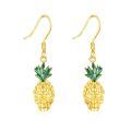 wholesale 925 Sterling Silver Pineapple Skull Dangle Earrings Wholesale For Women-0-0