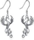 wholesale 925 Sterling Silver Vintage Phoenix Dangle Earrings for Women Gothic  Idea-0-0
