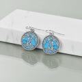 wholesale Sterling Silver Crystal Sister Earrings Birthday Gift for Sisters-0-52