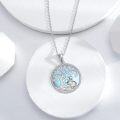 wholesale 925 Sterling Silver Elephant Tree of Life Pendant Necklaces - Cute Family s for Mom and Daughter-0-3