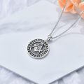 wholesale 925 Sterling Silver Thor Hammer Pendant With Dragon Motif And Celtic Knots Necklace-0-3