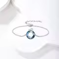 TOUPOP Sterling Silver Crystal Stethoscope Bracelet Nurse Gifts-0-3
