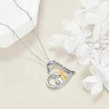 wholesale 925 Sterling Silver Mother Daughter Heart Necklace - Hypoallergenic Lead-Free Gift for Women-0-3