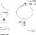 wholesale 925 Sterling Silver Gold Plated Evil Eye Daisy Sunflower Charm Anklet for Women Girls  6-8 Adjustable Chain Length-0-2