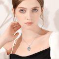 wholesale 925 Sterling Silver Owl Moon Tree of Life Keepsake Pendant Necklace w/Filler Kit-0-2
