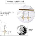 wholesale 925 Sterling Silver Infinity Knot Cross Drop Earrings for Women - Christian Faith  Ideas-0-5