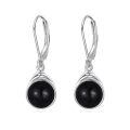 wholesale 925 Sterling Silver Dangle Earrings Wholesale With Black Onyx Stones Elegant Design-0-0