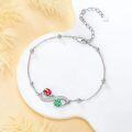 wholesale 925 Sterling Silver Ladybug Clover Infinity Love Charm Bracelet Gift for Girls and Women-0-2